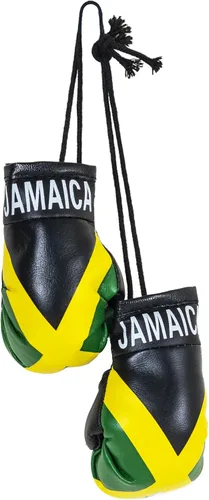 Vista 11 de SandT Collection Guantes de boxeo pequeños con bandera del país - Guantes de boxeo para colgar Cuba