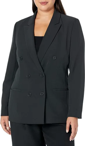 Vista 4 de The Drop Blazer Kurt de doble botonadura para mujer