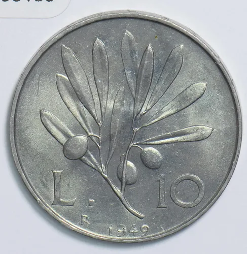 Vista 2 de Moneda Coleccionable Italia 1949 10 Lire 198159