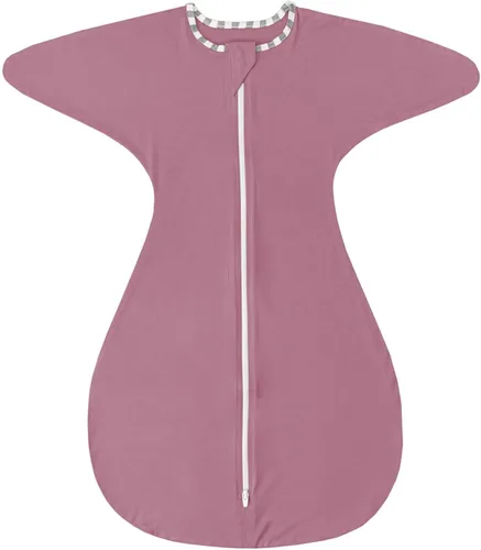 Vista 8 de ZIGJOY Shark-Fin - Manta de transición para recién nacido, 0.5 tog de rayón hecho de bambú, saco de dormir para bebé, manta con cremallera de 2