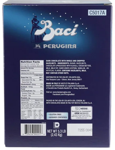 Vista 2 de Perugina Paquete de 1 bolsa de chocolate negro