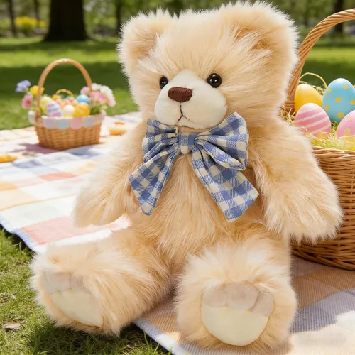 Vista 9 de MorisMos Oso de Peluche Relleno, Pequeño Oso de Peluche de 14'' Juguete de Peluche Regalo para Niño Niña Bebé Adolescente Adulto, Tierno Juguete