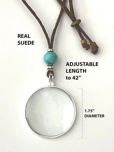 Vista 12 de by Wendra Collar con aumento, elementos naturales para aumentar la visión y la energía. ¡Deja tus lentes de lectura en casa! La Loupe