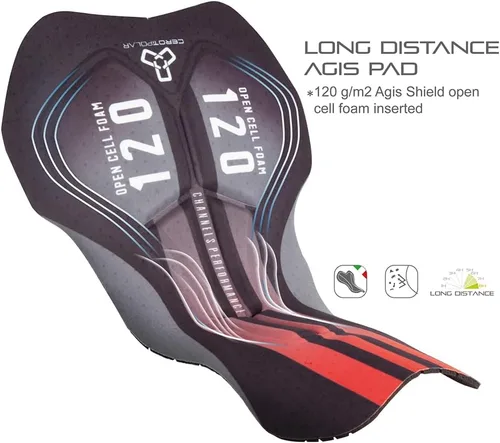 Vista 6 de CEROTIPOLAR Medias térmicas de forro polar, baberos, pantalones de ciclismo para otoño e invierno frío