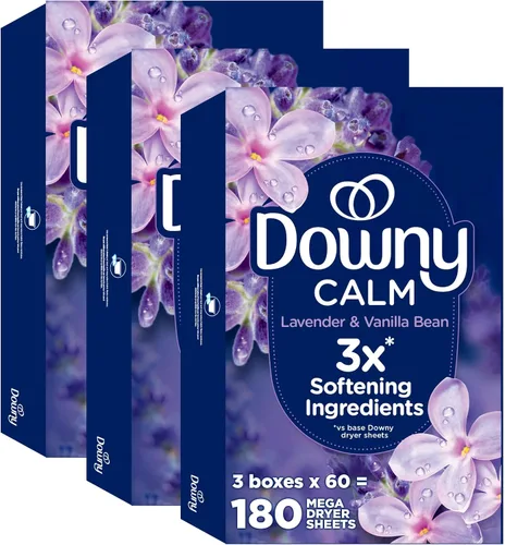 Vista 11 de Downy CALM, Mega Hojas para Secadora, Suavizante de Ropa, Lavanda y Vainilla, 130