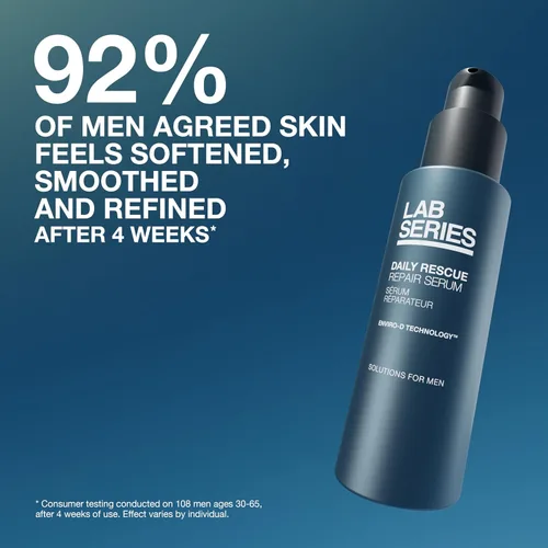 Vista 2 de Lab Series Suero reparador diario de rescate para hombres – Cuidado hidratante de la piel para hombres – Defiende la piel del daño – Hidrata
