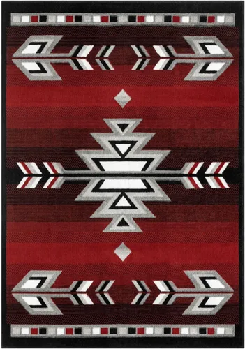 Vista 14 de Home Dynamix Premium Sagrada Southwestern - Alfombra de área geométrica beige/verde, 5'2"x7'4
