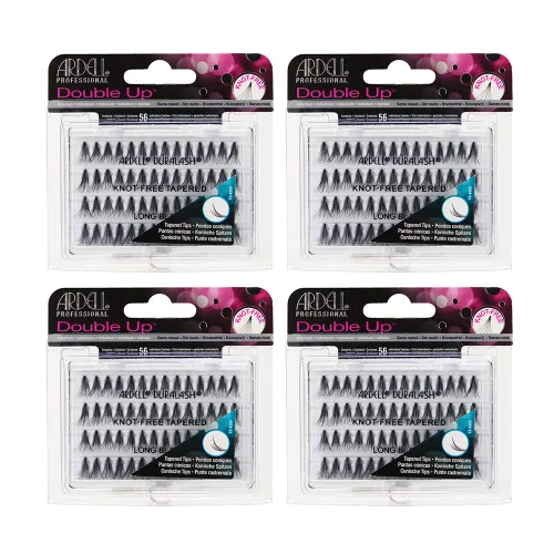 Vista 3 de Ardell Double Individuals Knot Free Double Flares Black Long (3 unidades)