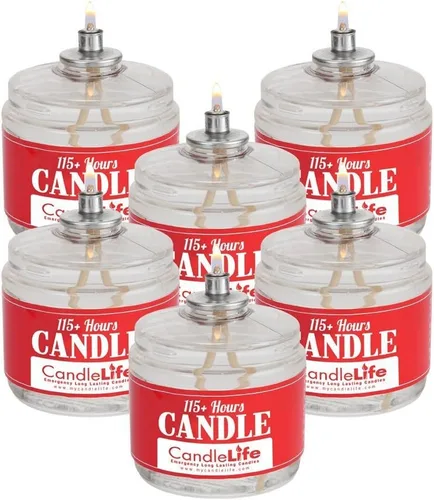 Vista 4 de CandleLife velas de emergencia, hasta 115 horas de duración