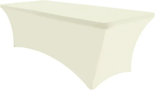 Vista 29 de Eurmax USA - Manteles rectangulares ajustables de elastano de 4 pies, mantel elástico para bodas, eventos o para decorar la mesa del patio