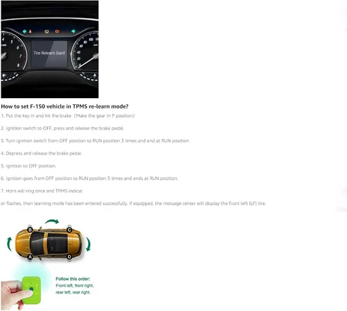 Vista 11 de JDIAG Herramienta de Sensor TPMS, Herramienta de Reaprendizaje TPMS para F150 Sensor de Reseteo Automático de TPMS Programación de Herramientas