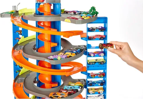 Vista 6 de Mattel - Hot Wheels City 50 Nuevo Mega Garage