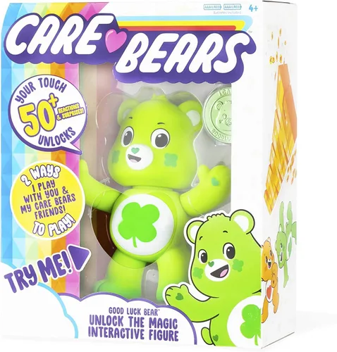 Vista 10 de Care Bears - Figura coleccionable interactiva de Oso Suerte