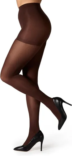 Vista 10 de Melas Medias superiores de control, 60 denier, opacas, nailon, elastano, control de abdomen, medias para mujer, tallas S - Q2 Bambi