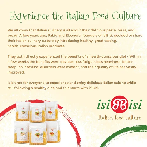 Vista 7 de isiBisi Muestra de pasta sin gluten, paquete de 6