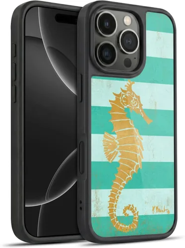 Vista 105 de Head Case Designs Officially Licensed Paul Brent Agate Mermaid Coastal Gel Armor Case [Military Grade Drop Protection] Compatible with Apple iPhone