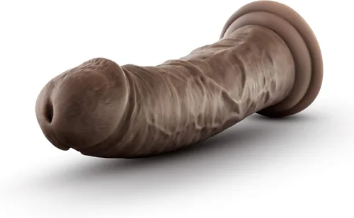 Vista 7 de Blush Dr. Skin - Juguetes sexuales para adultos – Dr. Shepherd Consolador de chocolate de silicona de 8 pulgadas – Polla gruesa curada con platino