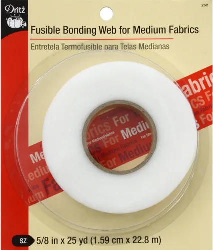 Vista 3 de Dritz 265 Red de unión fusible, peso regular, 5/8 pulgadas x 18 yardas, color negro
