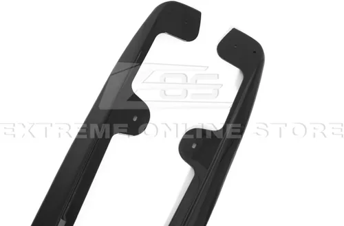 Vista 8 de Repuesto para modelos base Chevrolet Corvette C6 2005-2013 Falda lateral estilo ZR1, extensión de paneles basculantes con par de aletas de barro