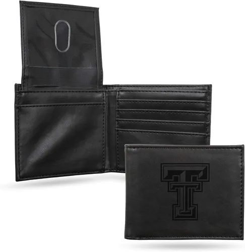 Vista 72 de NCAA Rico Industries Cartera Billetera con Grabado Láser Cartera Billetera con Grabado Láser - Diseño Delgado - Gran Regalo