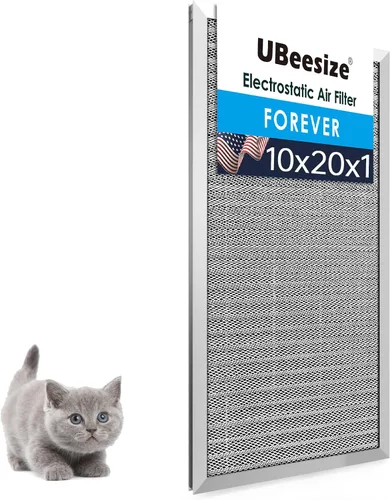 Vista 30 de UBeesize - Filtro de aire reutilizable de 20 x 20 x 1 pulgadas, lavable, MERV 8, permanente, electrostático, para aire acondicionado y HVAC