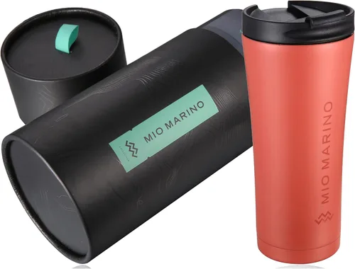 Vista 3 de Mio Marino - Taza de café de viaje, acero inoxidable, 16 onzas, sin BPA