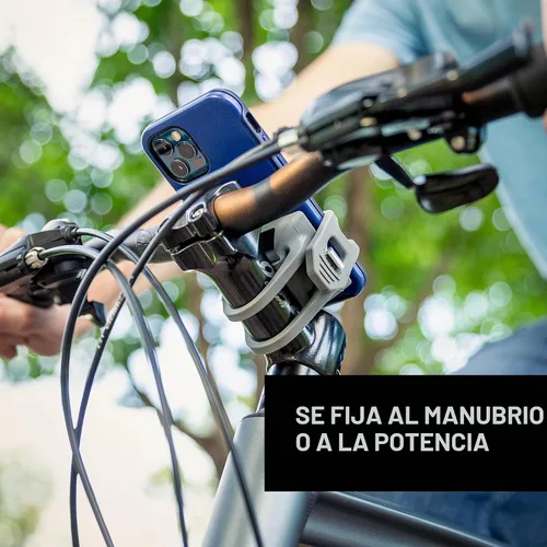 Vista 8 de Nite Ize HandleBand - Soporte universal para manillar de bicicleta, color carbón