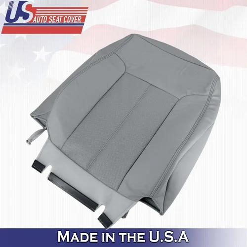 Vista 4 de 2015 2016 para Ford F250 F350 Lariat Driver & Passenger Top Cubiertas de cuero gris
