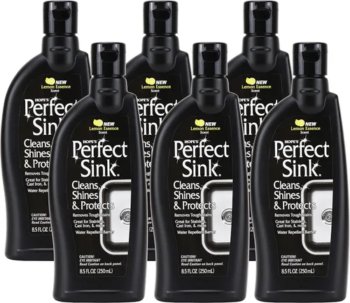 Vista 11 de HOPE'S Limpiador y Pulidor Perfecto para Fregaderos, Restaurador, Repelente al Agua, Elimina Manchas, Ideal para Acero Inoxidable Cepillado, Hierro