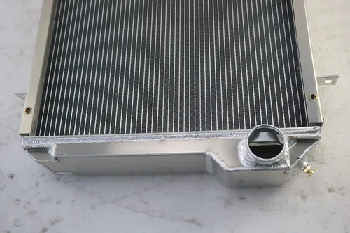 Vista 3 de Aluminio 4 filas radiador reemplazo para caja retroexcavadora 570 580L 580SSL 590SL 4300 P85 234876A1 234876A2, radiadores
