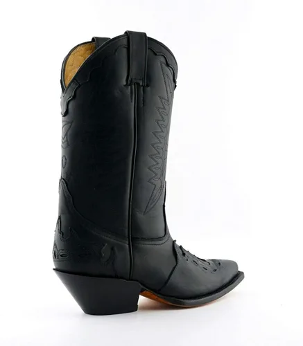 Vista 5 de Grinders Arizona HI Botas de baile de vaquero occidental de cuero unisex