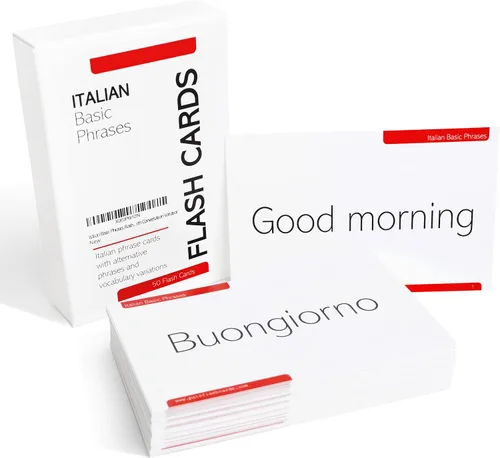 Vista 2 de Pat's Flash Cards Paquete de 150 frases esenciales en italiano