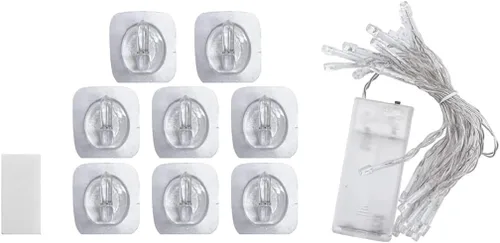 Vista 4 de RoomMates RMK4838GM - Calcomanías de pared gigantes para árbol de Navidad con tira de luces