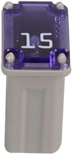 Vista 6 de 608815 Fusibles de cartucho Mcase de 15 amperios - 10 Flosser Micro FMM Mcase Fusible