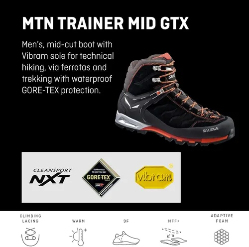 Vista 8 de Botas Salewa Mountain Trainer Mid Gore-TEX Hombre