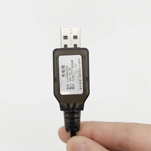 Vista 5 de Charger Replacement for Nerf Rival - 9.6V Tamiya Connector RC Car Airsoft NiCd Battery Charging Cable, 2 pcs