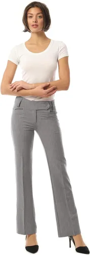Vista 50 de Design by Olivia Pantalones de oficina de corte holgado para mujer