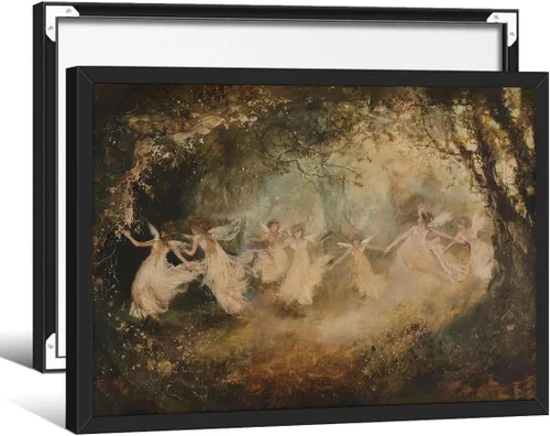 Vista 12 de Haitunone Arte de pared de mujer india paquistaní tradicional, póster de pintura floral feminista estilo mogol, impresiones en lienzo para sala