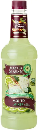 Vista 2 de Master of Mixes Mojito - Mezcla de bebidas, lista para usar, botella de 1 litro (33.8 onzas líquidas), paquete de 6