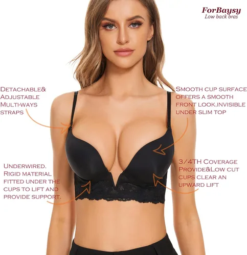 Vista 5 de ForBaysy womens Plunge