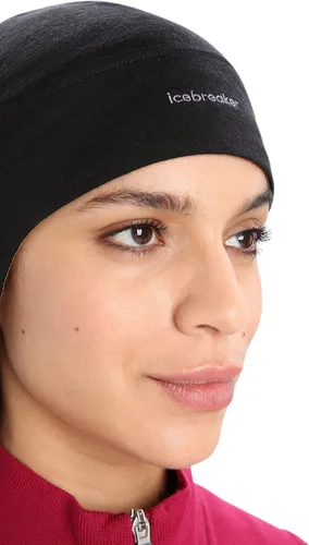 Vista 3 de Icebreaker Gorro unisex de lana de invierno Quantum para mujer