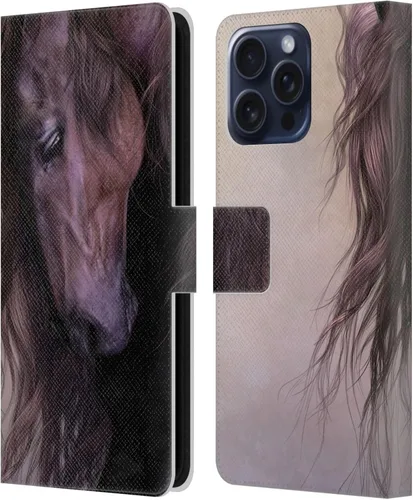 Vista 9 de Head Case Designs Officially Licensed Laurie Prindle A Morgan Christmas Western Stallion Leather Wallet Case Compatible with Samsung Galaxy A07 4G