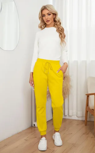 Vista 15 de MOUEEY Pantalones deportivos súper cálidos con forro de sherpa para mujer, pantalones deportivos de forro polar con bolsillos con cremallera