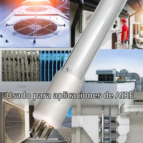 Vista 4 de LSE Lighting Bombilla de repuesto UV-C para Aqua Services ATS4-450 Compatible con SL-8V, EV-8E, DWS-8V, SE-8V Base de cerámica T5 de 4 pines