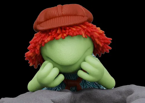 Vista 3 de Boss Fight Studio Fraggle Rock Boober Figura de Acción Coleccionable Premium - Figura Coleccionable Altamente Articulada y Personalizable con Piezas