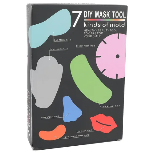 Vista 6 de Máscara facial de 7 tipos, máscara facial para hacer mascarillas reutilizables, máquina de parches, herramienta de máscara facial para salón