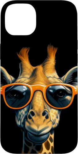 Vista 14 de Funny Giraffe with Sunglasses Case for iPhone 17