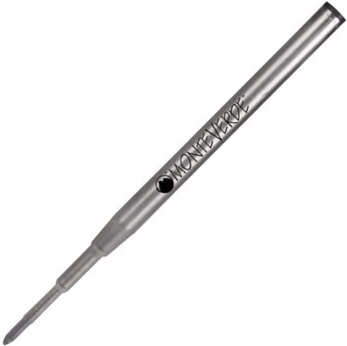 Vista 10 de Monteverde Recambio de bolígrafo para adaptarse a Montblanc, mediano, negro, paquete de 2 Recambio de bolígrafo suave y confiable hecho