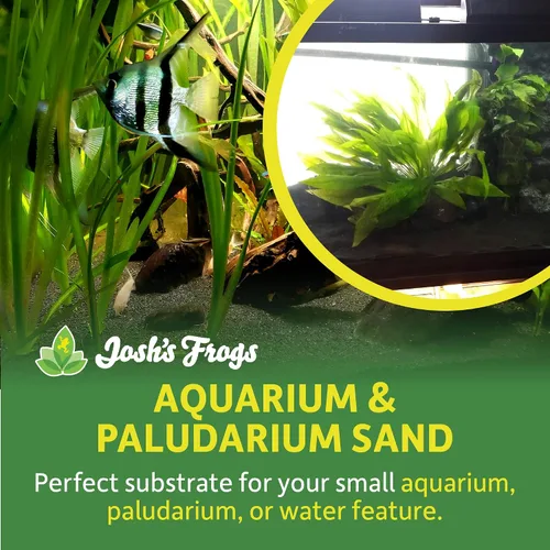 Vista 2 de Josh's Frogs Acuario negro y arena de paludario (10 libras)