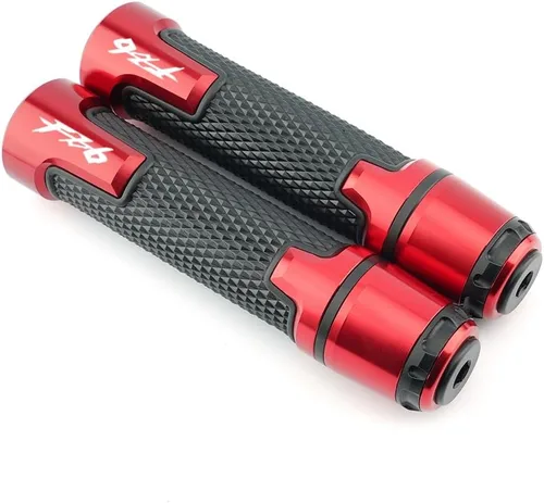 Vista 5 de Empuñaduras para Yama & ha FZ6 FZ6R FZ6S FZ6N Fazer FZ 6 R S N 7/8 pulgadas 0.866 in mango de motocicleta agarre agarre mano apretones extremos
